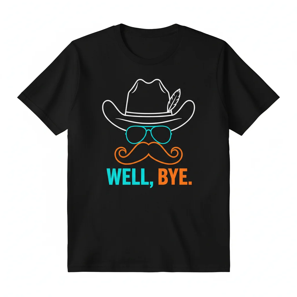 Tombstone 'Well Bye' Shirt | Durable, Pre-Shrunk Graphic Tee