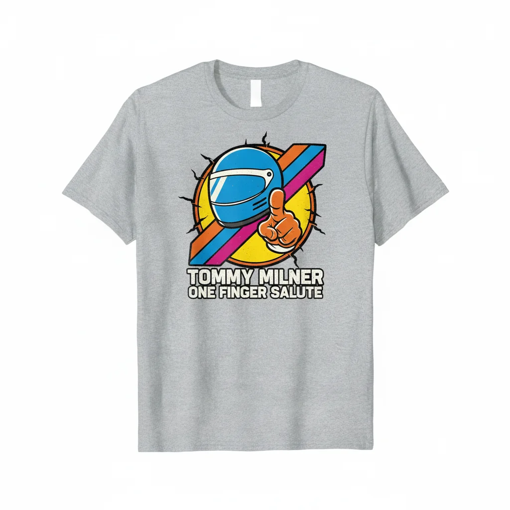 Tommy Milner One Finger Salute T-Shirt – Essential Race Fan Tee