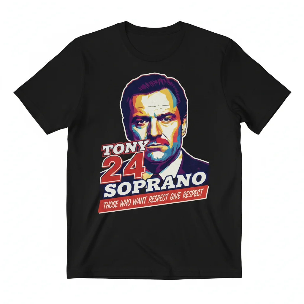 Tony Soprano 'Give Respect' Quote T-Shirt | Sopranos Fan Apparel