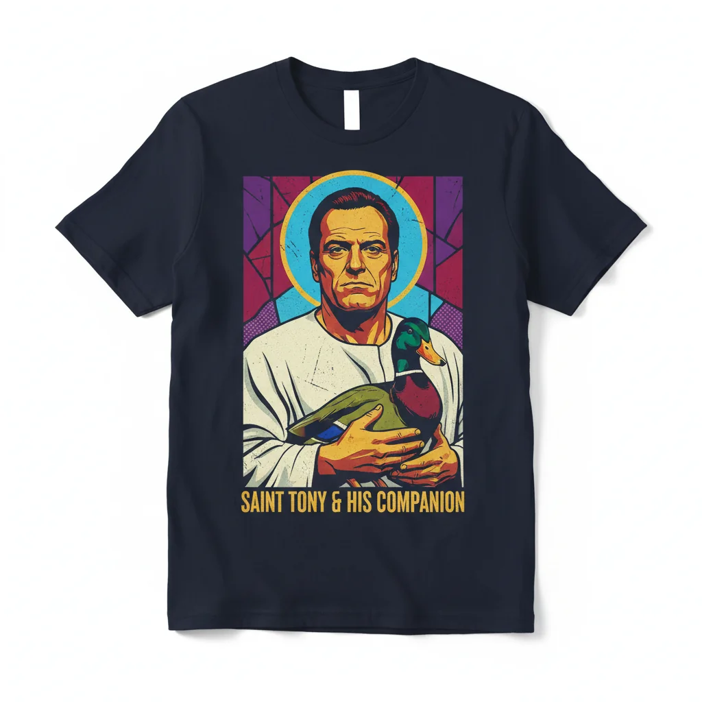 The Tony Soprano Jesus Duck Shirt | Premium Cotton & Fade-Resistant Print