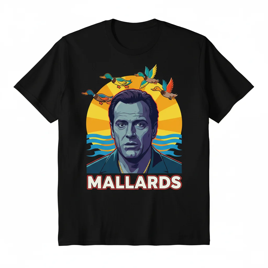 Tony Soprano The Sopranos Ducks Premium Graphic Tee - Official HBO Fan Apparel