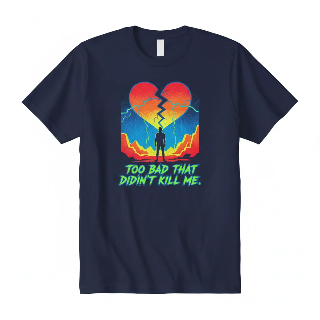 Too Bad T-Shirt: Unkillable Style.