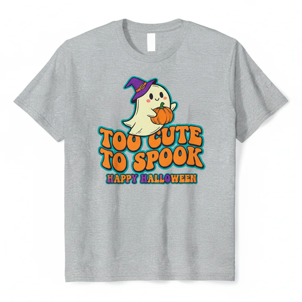 Too Cute To Spook Happy Halloween Shirt - Fun & Comfy Tee