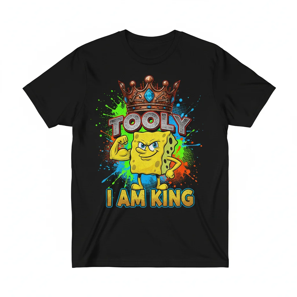 Tooly I Am King Essential T-Shirt – Premium Ring-Spun Cotton Graphic Tee