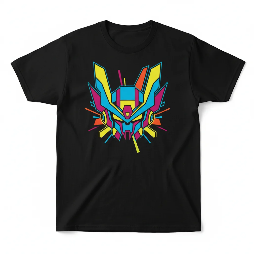 Toonami TOM 4 Animated Robot T-Shirt - Adult Unisex Tee
