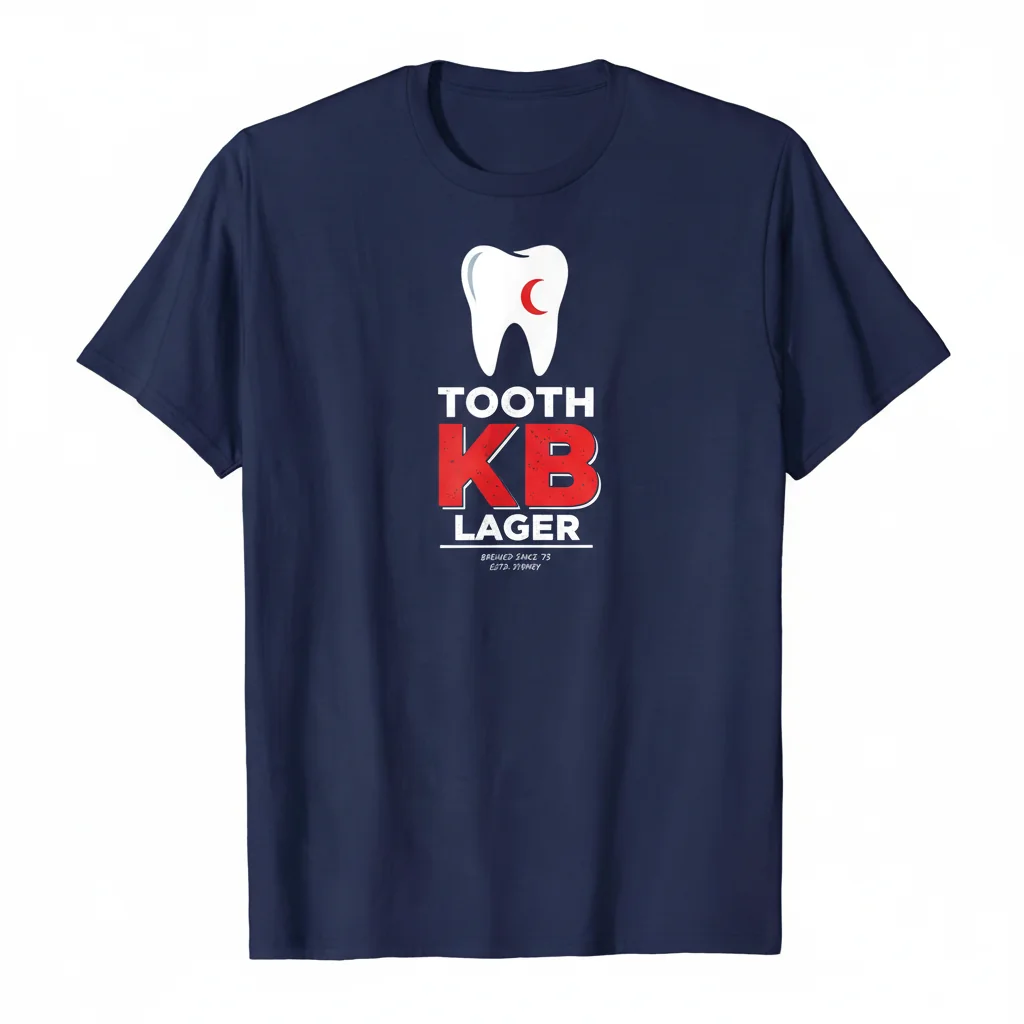 Tooth KB Lager Essential Graphic Tee - Premium Cotton Unisex T-Shirt