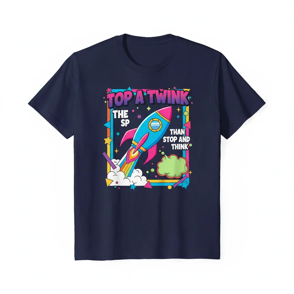 Top a Twink & Live Bold: The LGBTQ+ Humor Essential Tee