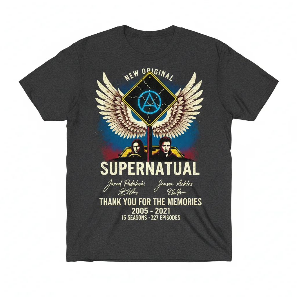 Supernatural 'Thank You For The Memories' Signature Shirt