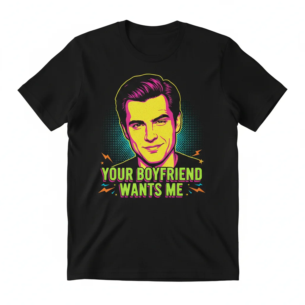 Topher Grace - Ocean's Twelve - Your Boyfriend Wants Me Shirt - The Iconic Fan Tee