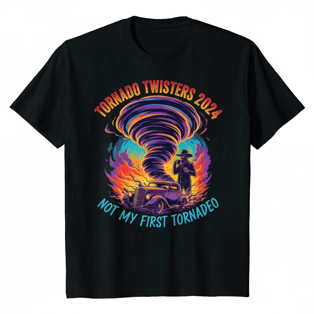 Tornado Twisters 2024: My First (or Not My First) Tornado Premium Comfort Tee