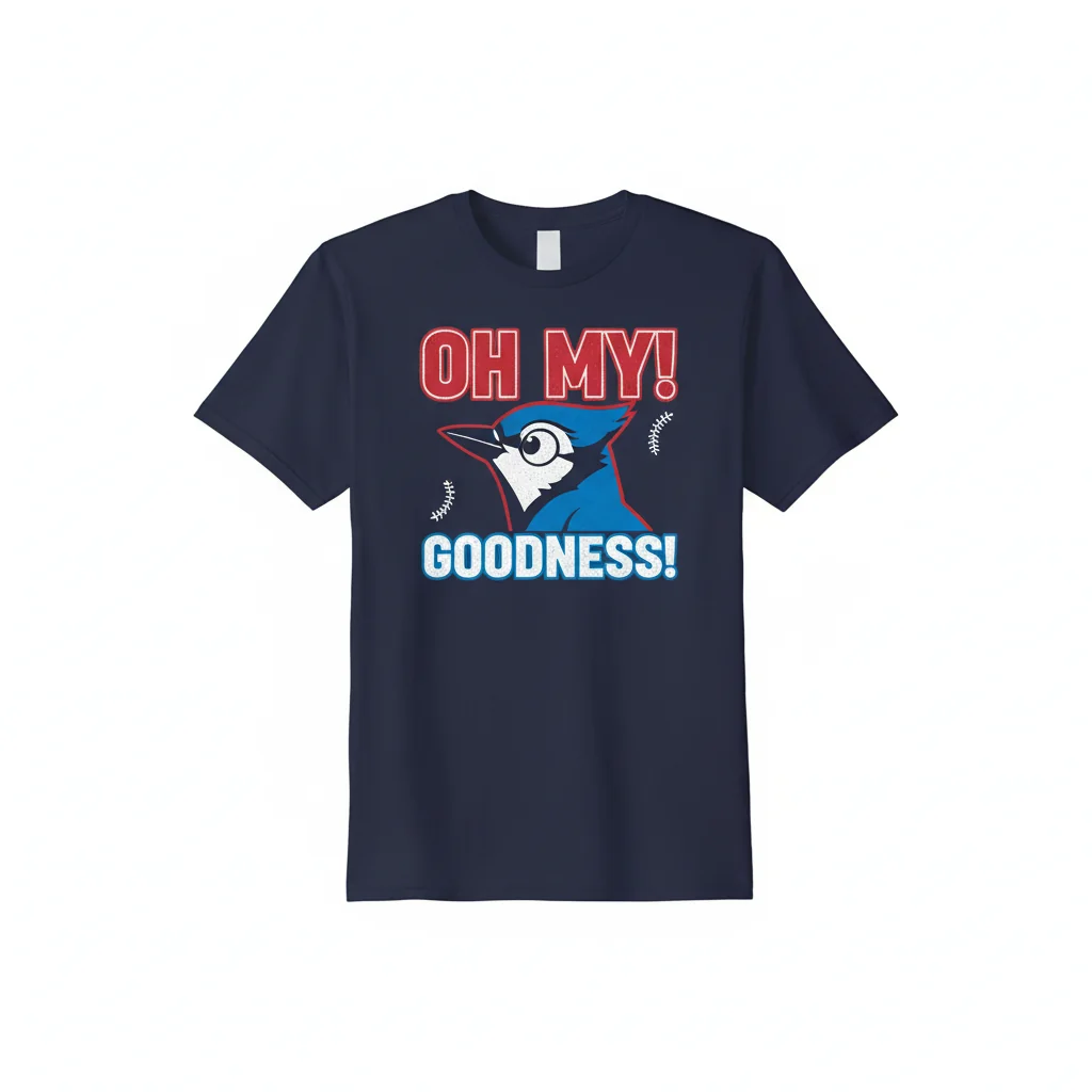 Toronto Blue Jays "Oh My Goodness" Fan T-Shirt – Ultra-Soft Cotton Tee