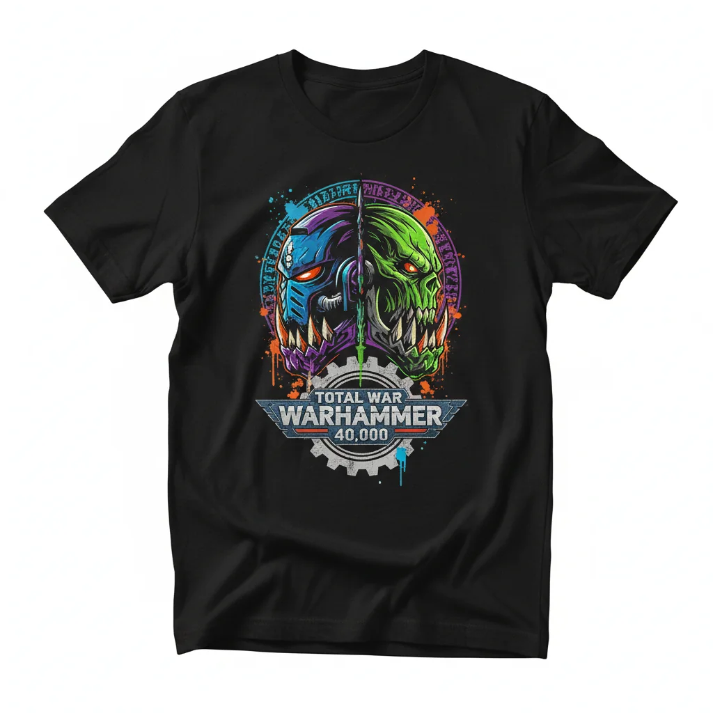 Total War: Warhammer 40,000 T-Shirt | Vibrant, Durable & Pre-Shrunk Cotton