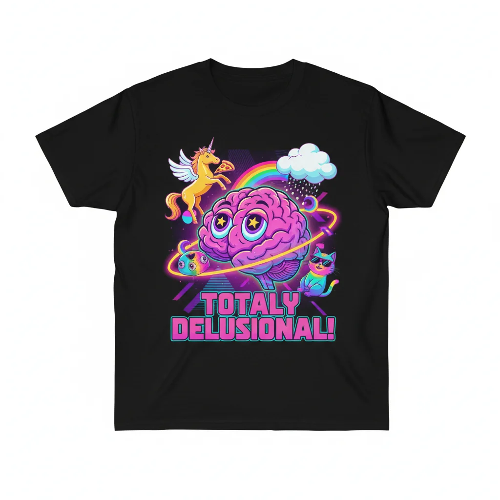 Totally Delusional Tee: Street Vibe Essential