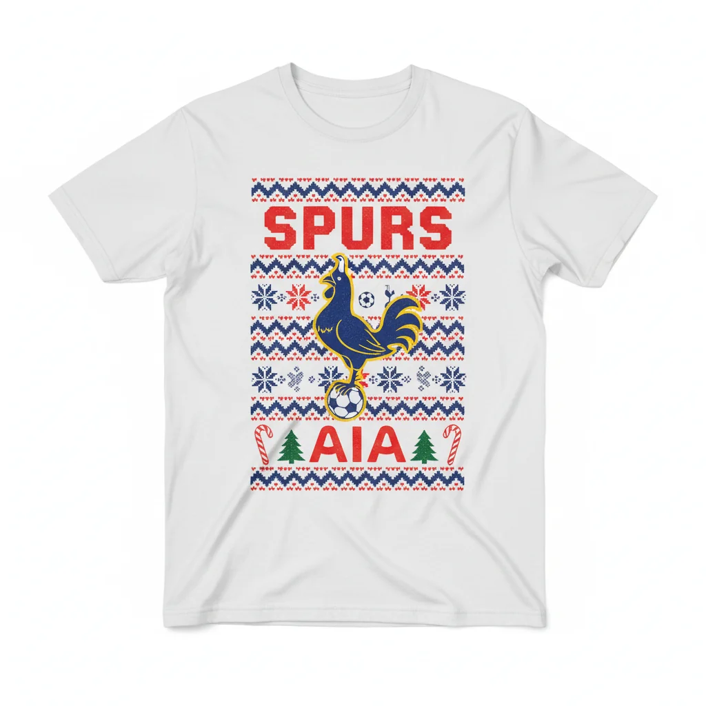 Tottenham Hotspur AIA Ugly Christmas Sweater - Official Fan Apparel