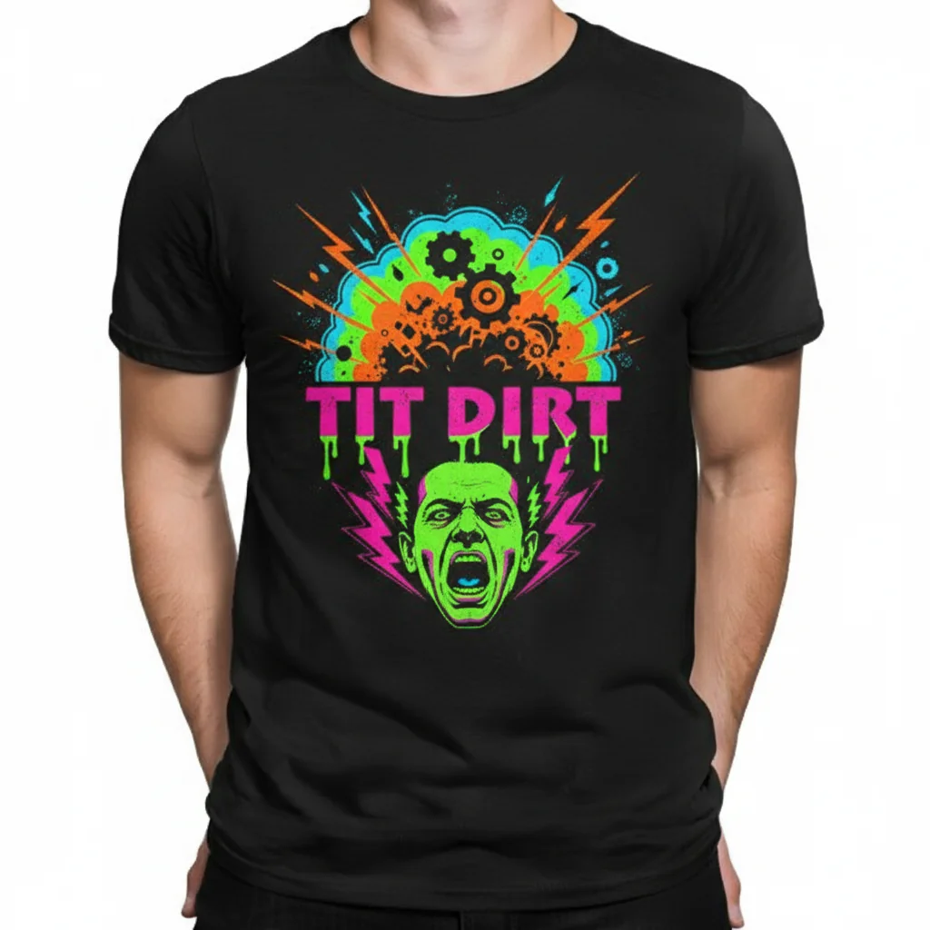 Tourettes Guy "Tit Dirt" Premium Essential T-Shirt – Unbeatable Durability & Comfort