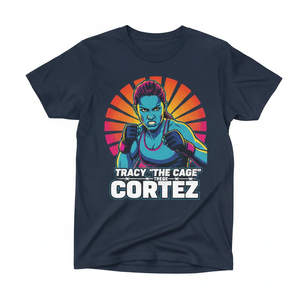 Tracy Cortez Fighter Fan T-Shirt | Premium Garment-Dyed Unisex Tee