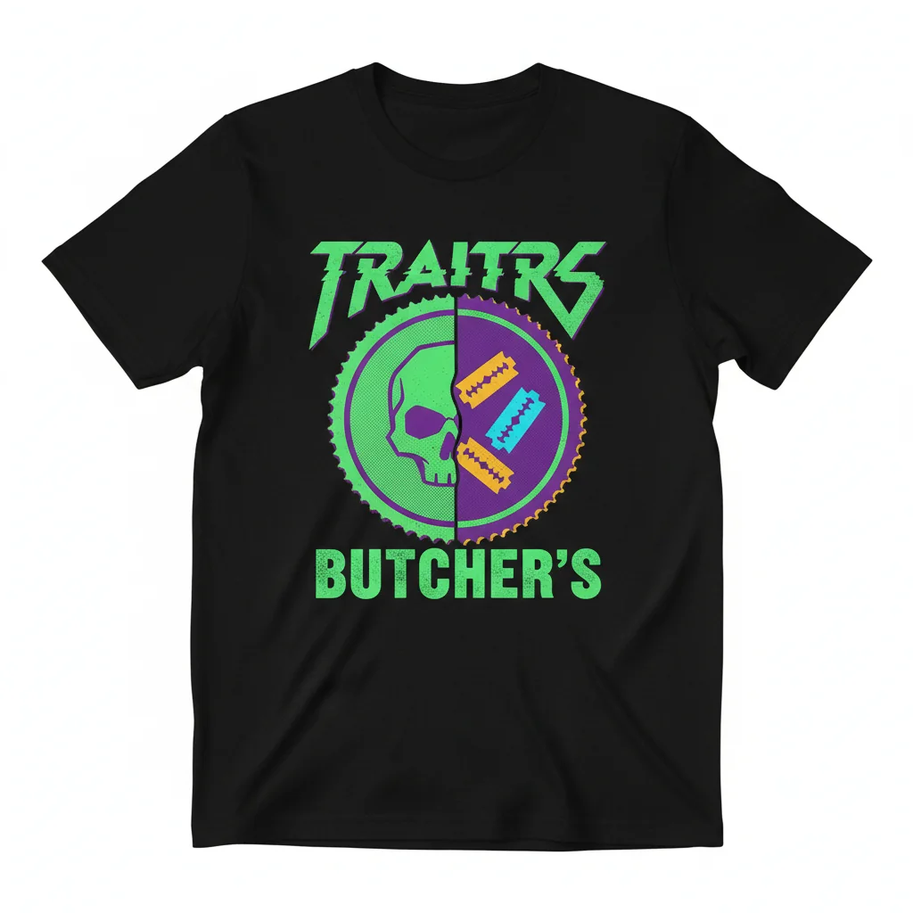 Traitrs "Butcher's Coin" Essential T-Shirt – Built to Last, Designed for You