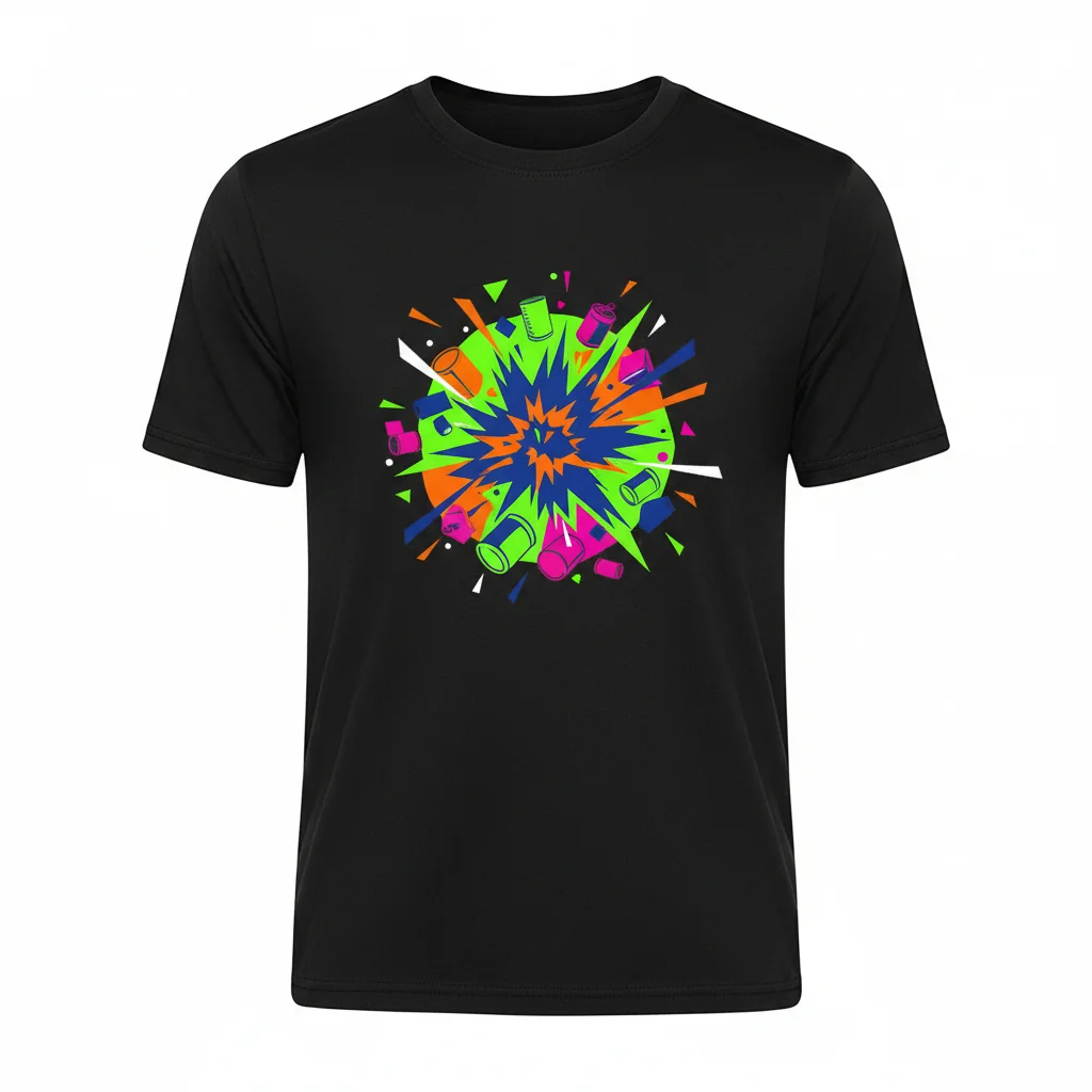 Camiseta Deportiva Activa 'Bolsa de Basura' Unisex de Algodón Ring-Spun - Ajuste Minorista
