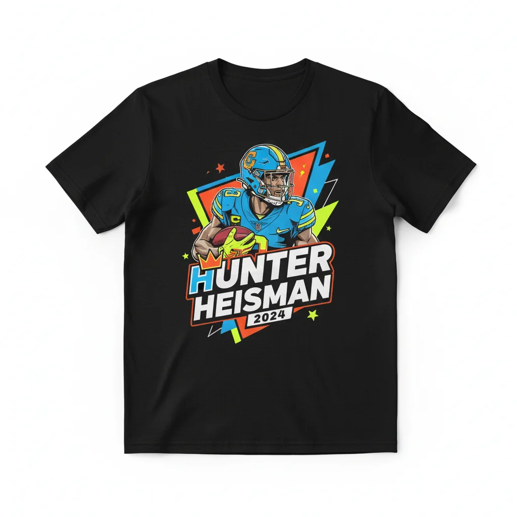 Travis Hunter Heisman Winner T-Shirt - Premium Cotton Tee