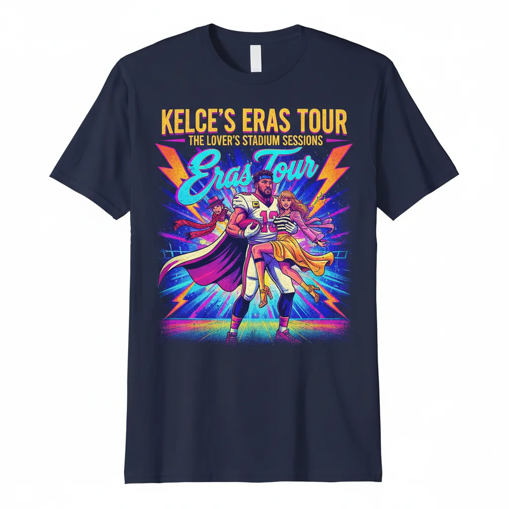 Travis Kelce Eras Tour: Uniting Two Legends Essential T-Shirt