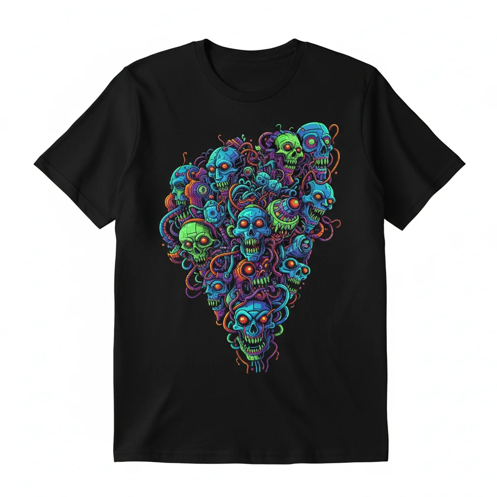 Trevor Henderson Nightmare Chorus T-Shirt - Premium Cotton Graphic Tee
