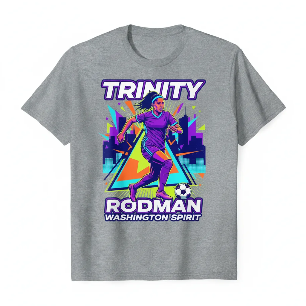 Trinity Rodman Washington Spirit Signature Fan Shirt – Ultra-Durable & Fade-Resistant