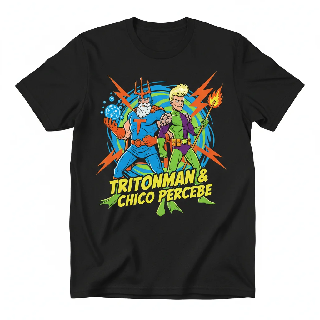 Tritonman & Chico Percebe Essential T-Shirt – Unique Graphic Tee