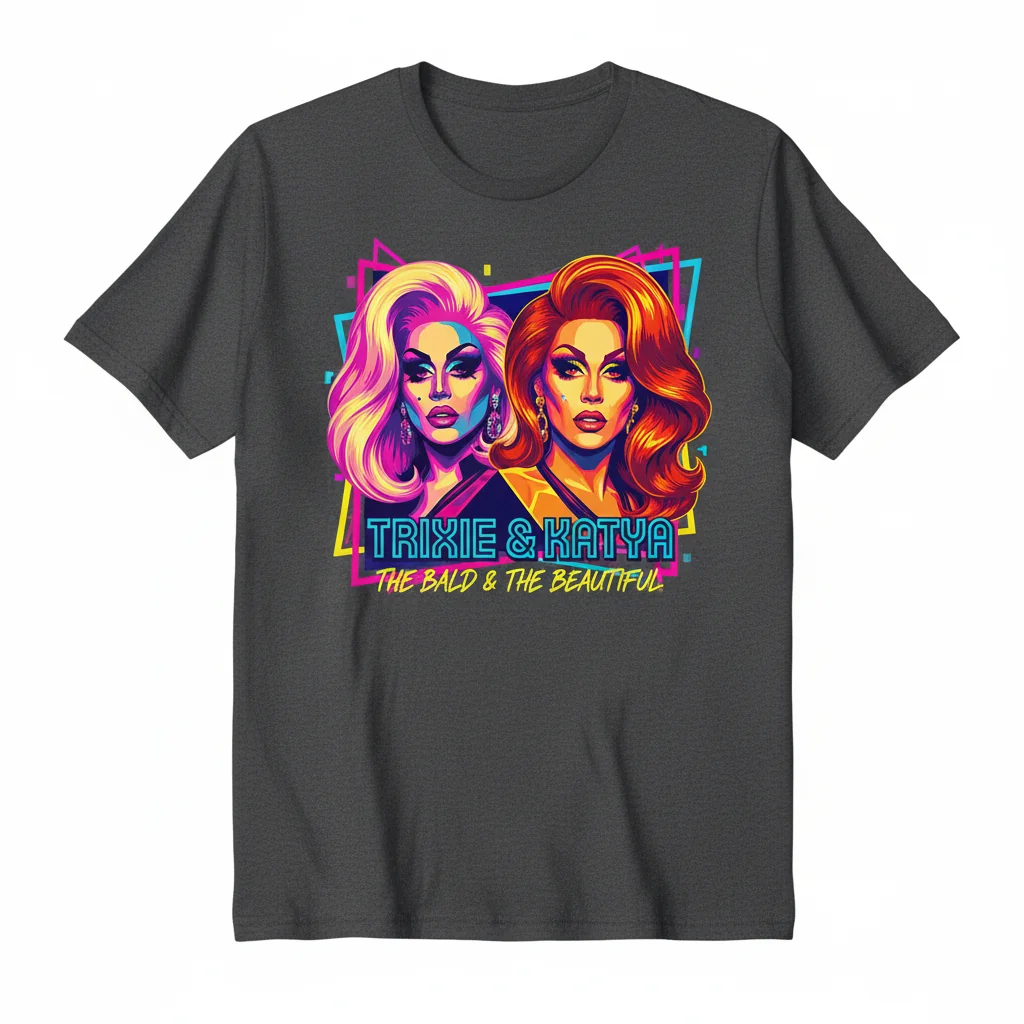 Trixie and Katya Bald and the Beautiful T-Shirt - Unisex Softstyle Tee