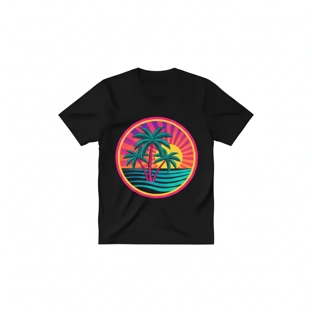 Tropical Sunrise Tee: Elevate Your Vibe