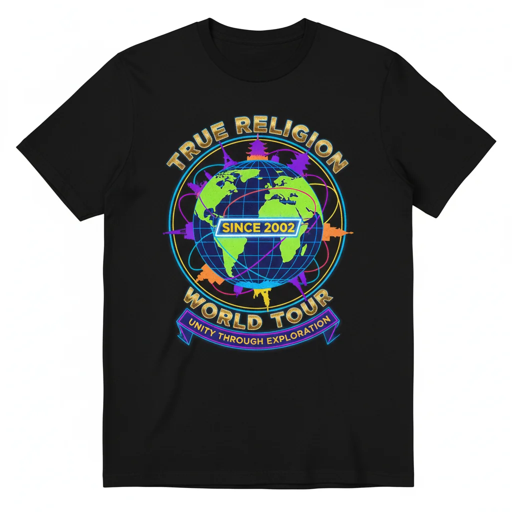True Religion World Tour 2002: A Journey in Style Tee