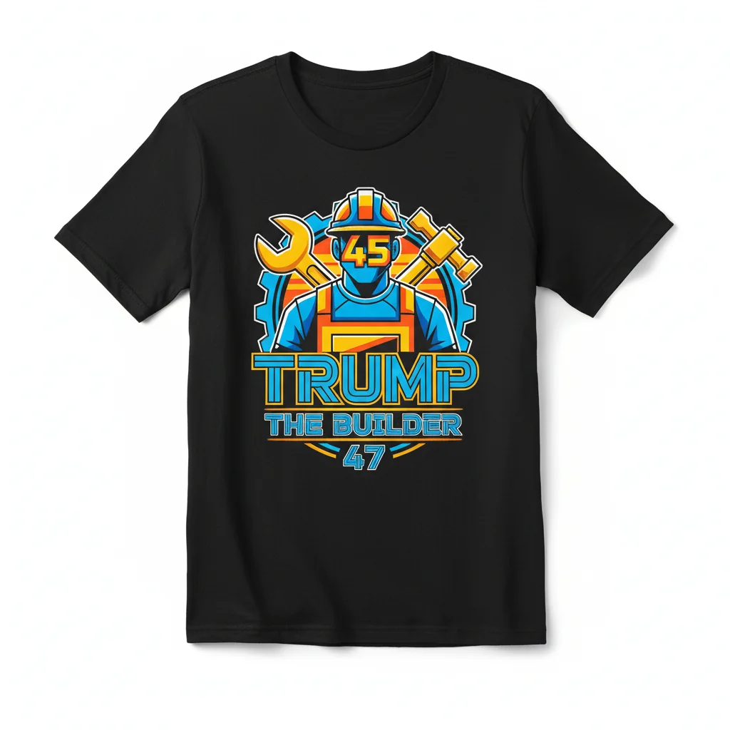 Trump 45 47 Don The Builder Tee – Durable, Vibrant & Comfortable