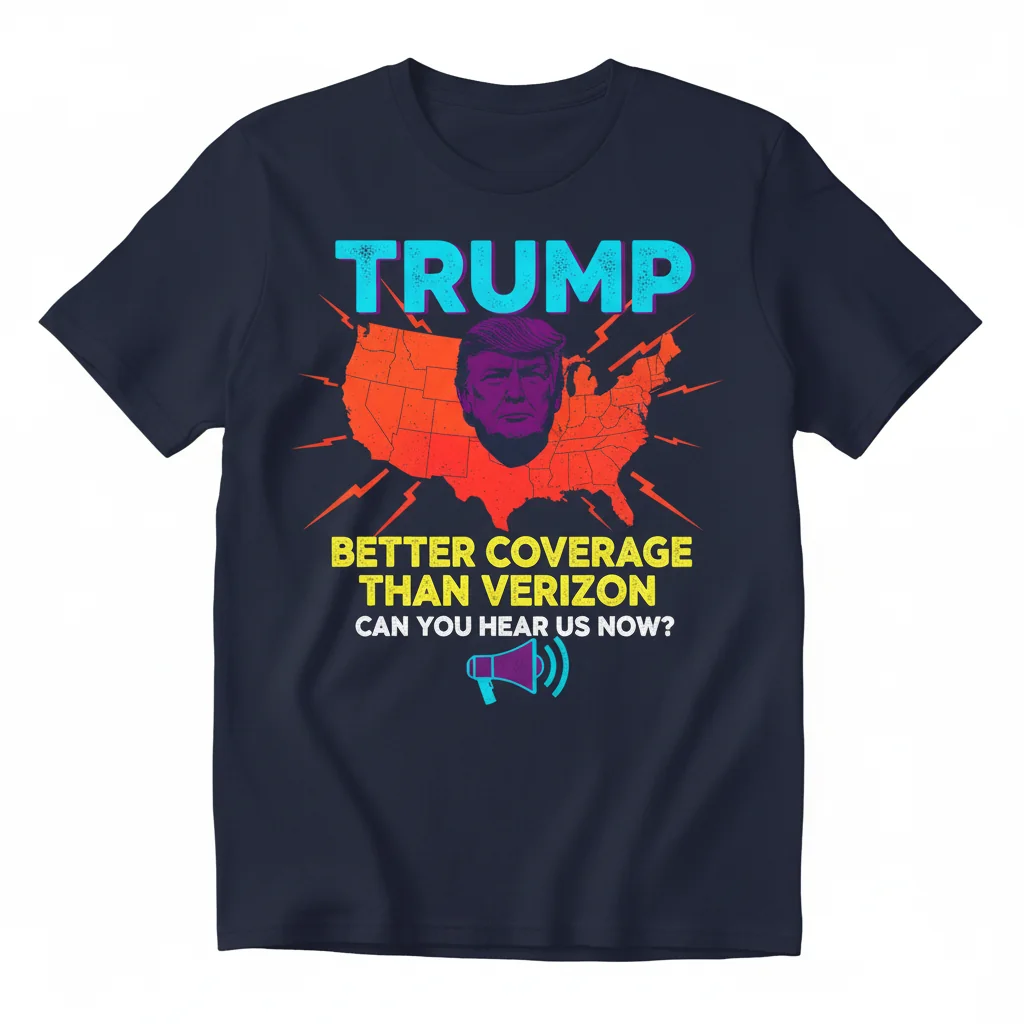 Trump Better Coverage Verizon Essential T-Shirt – Premium Ring-Spun Cotton Tee