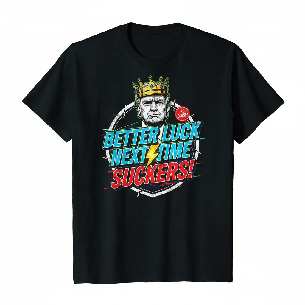 Trump 'Better Luck Next Time' Shirt - Bold Statement, Unmatched Comfort