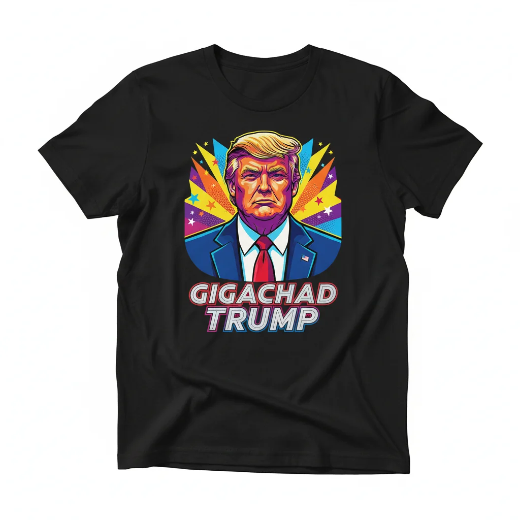 Trump Gigachad Portrait Premium T-Shirt – Unmatched Style & Durability