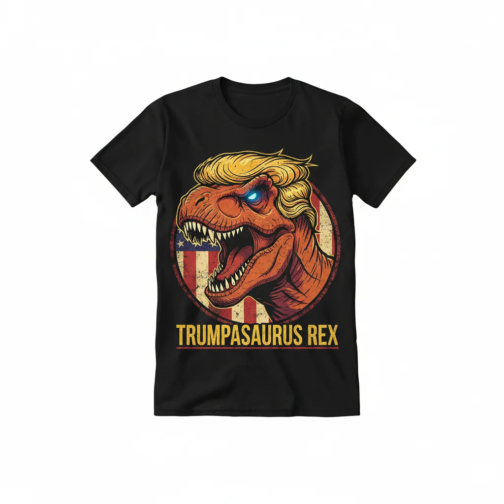 Trumpasaurus Rex T-Shirt | Funny Political Dinosaur Graphic Tee