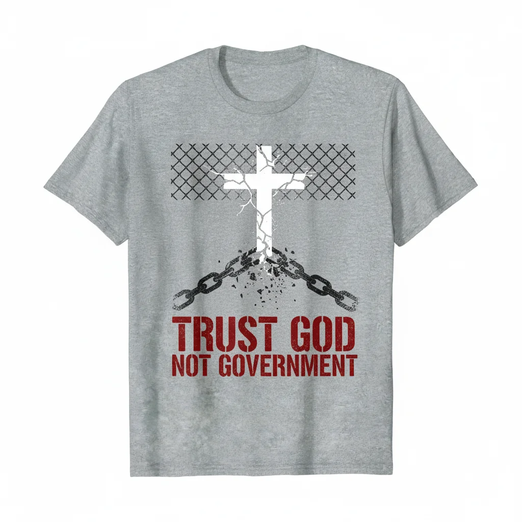 Trust God Not Government Shirt - Premium Cotton Tee