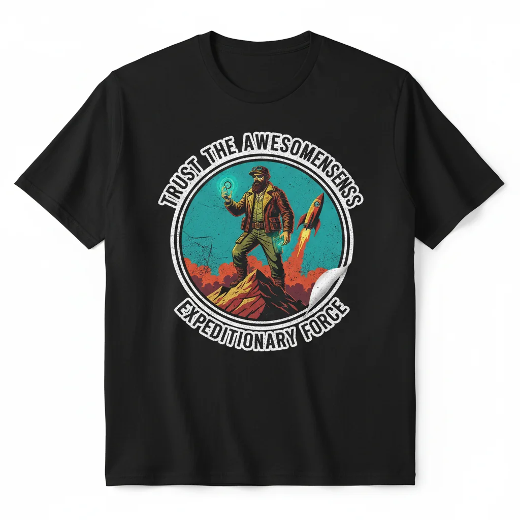 Expeditionary Force "Trust The Awesomeness" Essential T-Shirt - Premium Cotton Tee