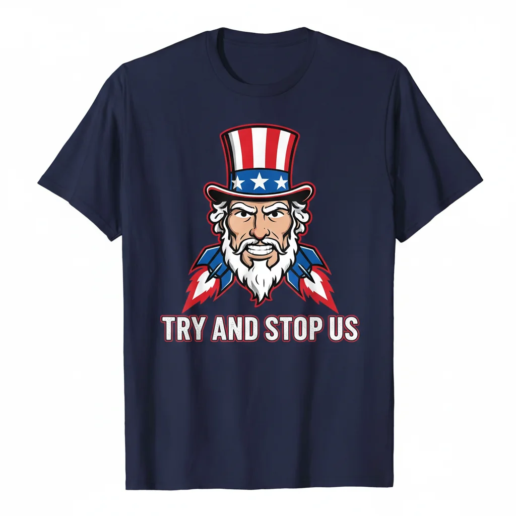 Uncle Sam: Try & Stop Us Tee
