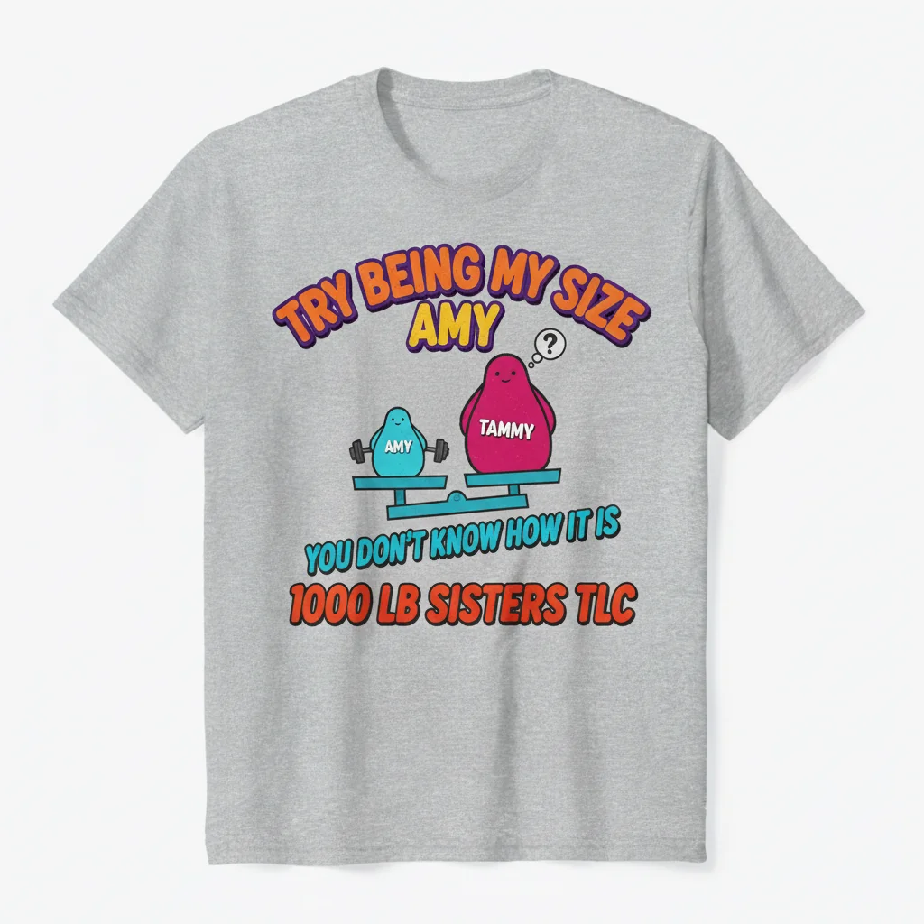 Amy Slaton 'Try Being My Size' 1000-lb Sisters Essential Tee