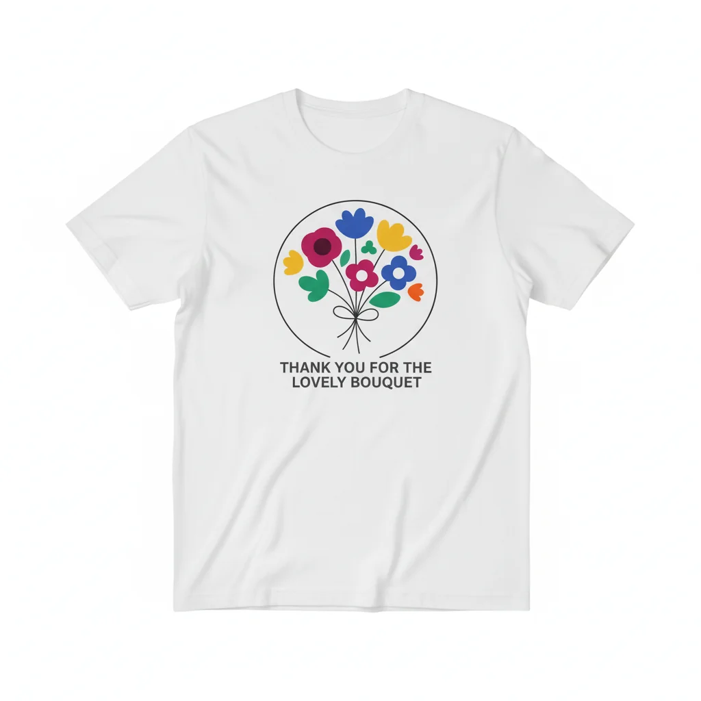 TS Thank You For The Lovely Bouquet Shirt - Premium Unisex Cotton Tee