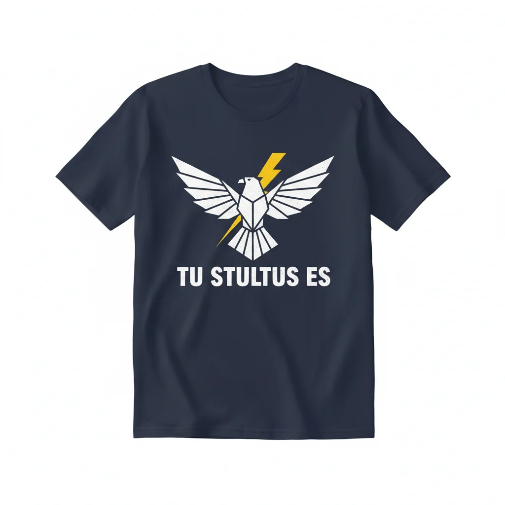 "Tu Stultus Es" Eagle Art Tee | Premium Soft Unisex Shirt