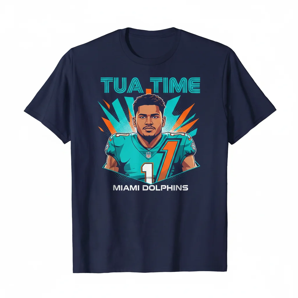 Tua Tagovailoa 'Tua Time' Miami Dolphins Lifestyle Tee