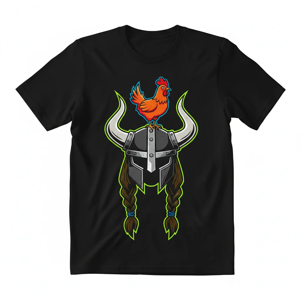 Tuffnut and Chicken Essential T-Shirt – Premium Ring-Spun Cotton Tee