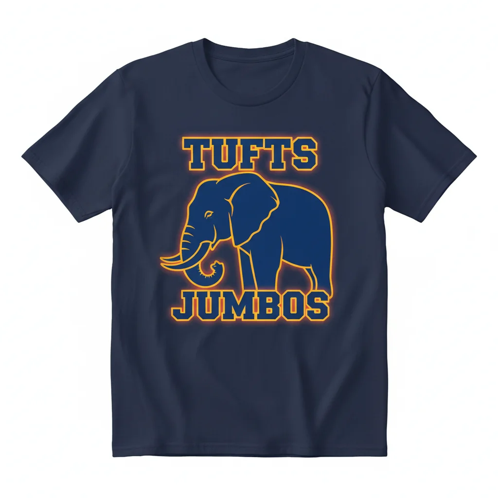Tufts Jumbos Elephant Tee: Street-Ready Essential