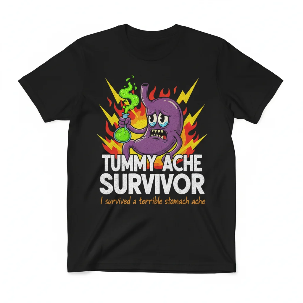 Tummy Ache Survivor: Essential Street Tee