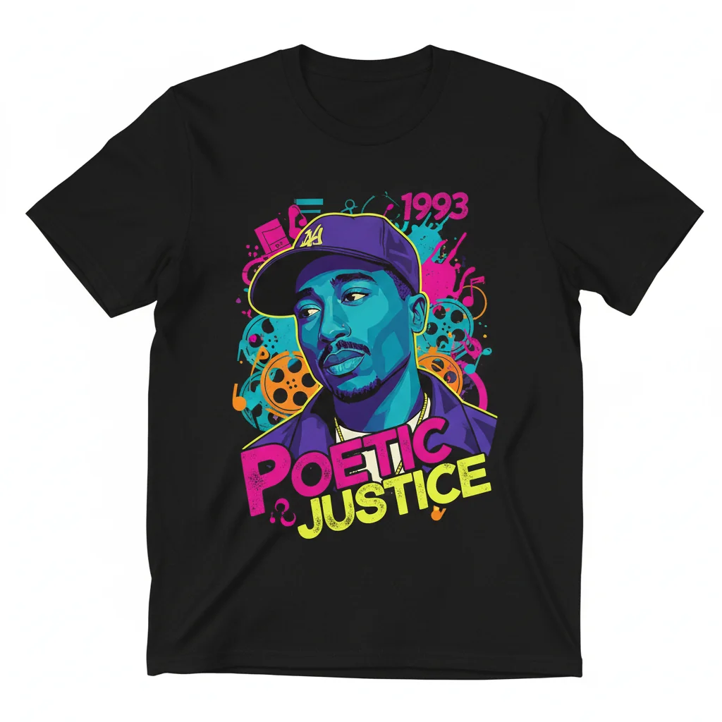 Tupac Shakur Poetic Justice T-Shirt – Premium Cotton Graphic Tee