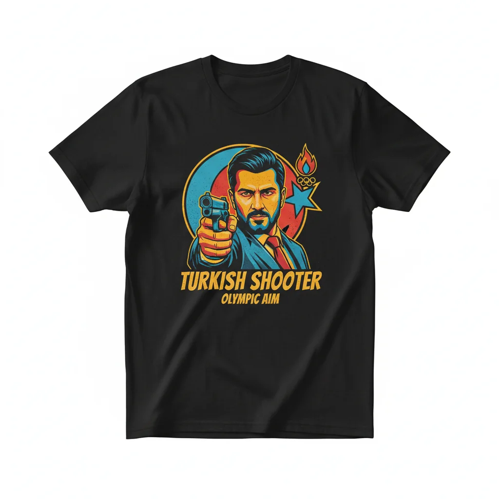 Yusuf Dikec Turkish Shooter Olympic Champion Tee - Built to Last