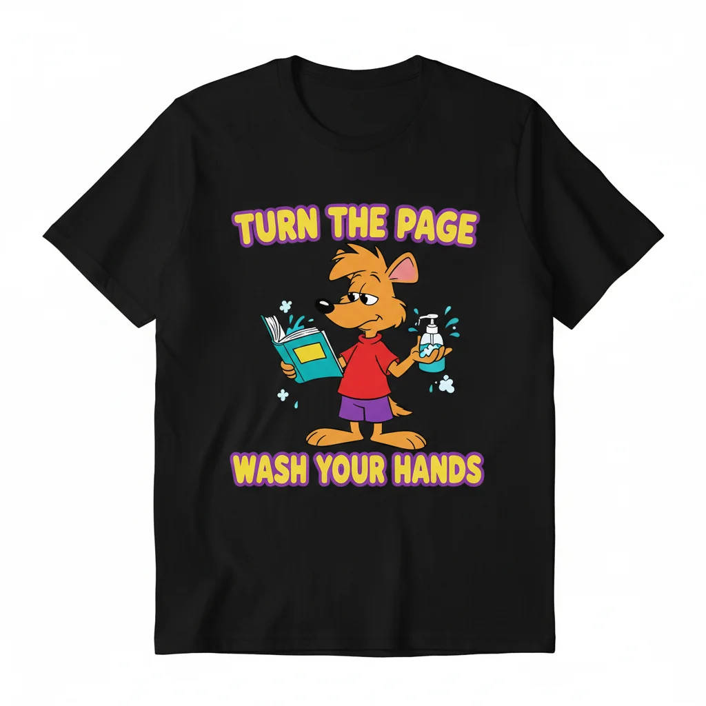 Rocko's Modern Life: 'Turn the Page Wash Your Hands' – A Nostalgic Essential Tee