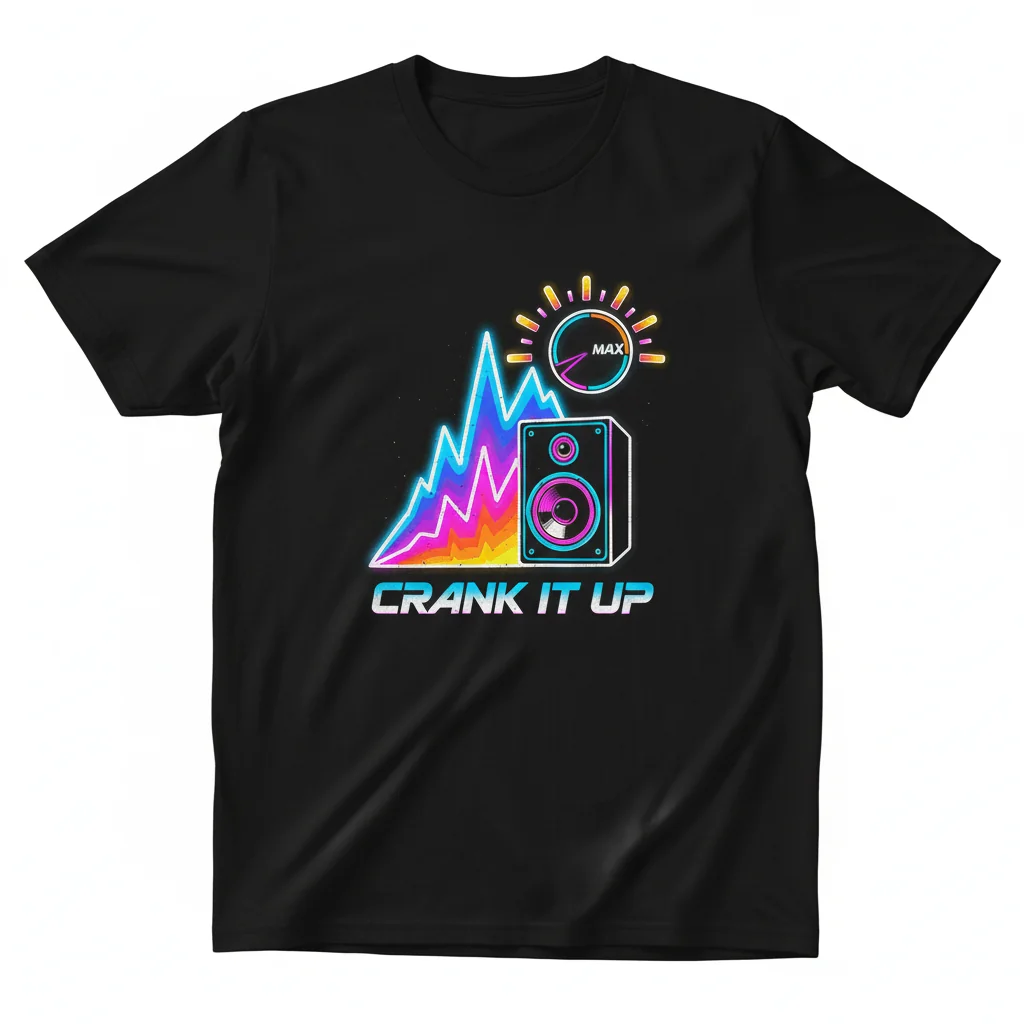 Turn the Volume Up - Premium Ultra-Soft Graphic Tee