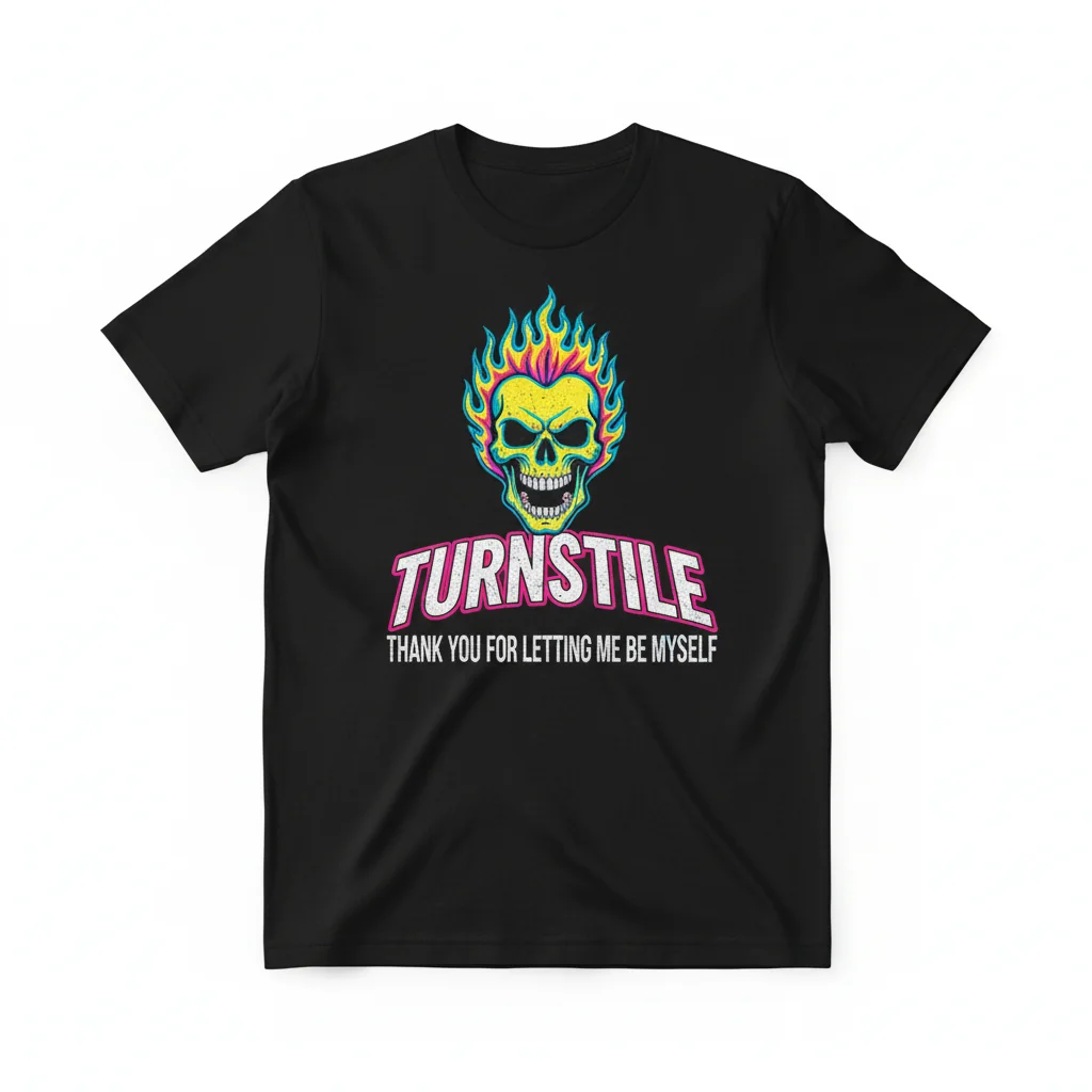 Turnstile "Thank You For Letting Me Be Myself" Aesthetic T-Shirt